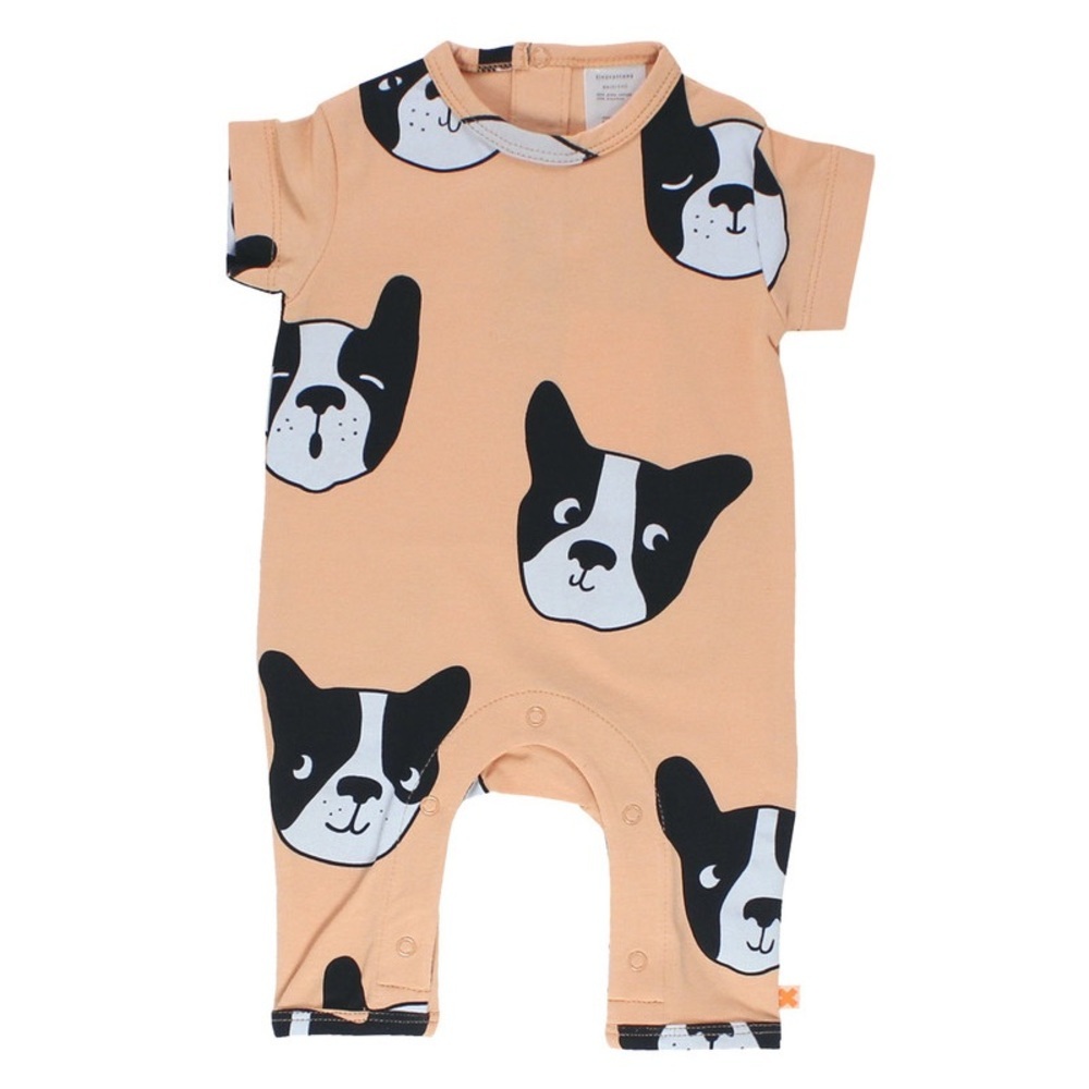 TINYCOTTONS

KID'S TINY COTTONS MOUJIK FACES ONEPIECE - NUDE
 One Piece 3/6m